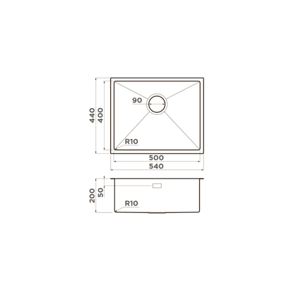 Мойка кухонная Omoikiri Taki 54 Золото светлое 4973093 — изображение 4