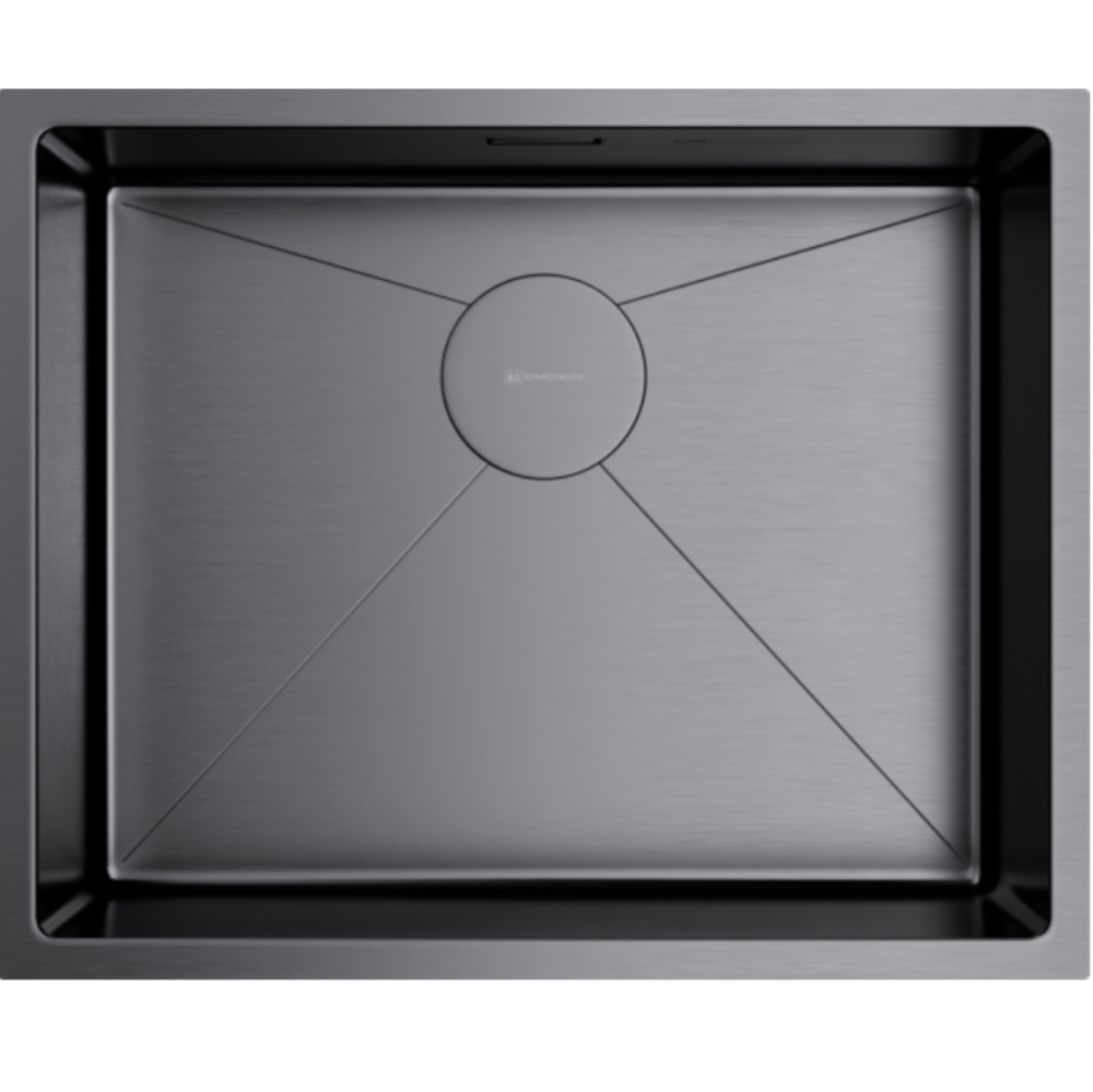 Мойка кухонная Omoikiri Taki 54 Вороненая сталь 4973107