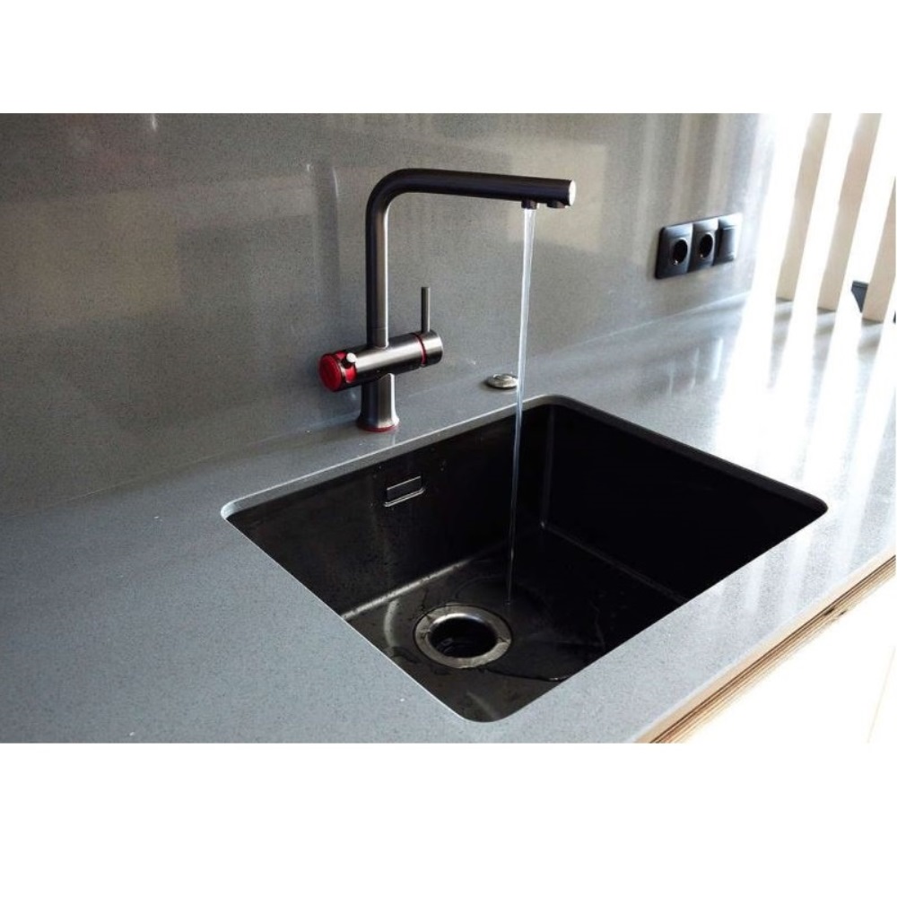 Мойка кухонная Omoikiri Taki 54 Вороненая сталь 4973107 — изображение 2