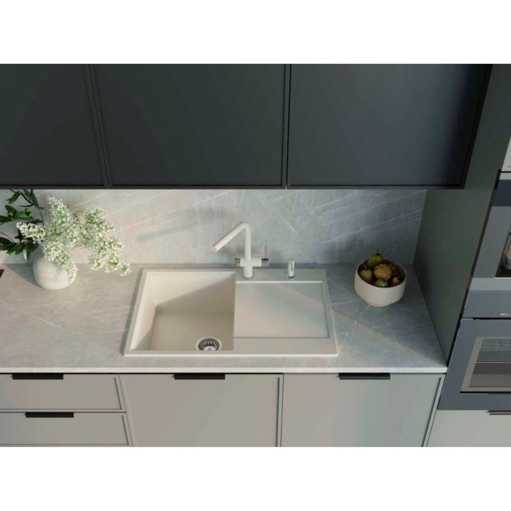 Мойка кухонная Omoikiri Daisen 78 Черный матовый 4993527 — изображение 3