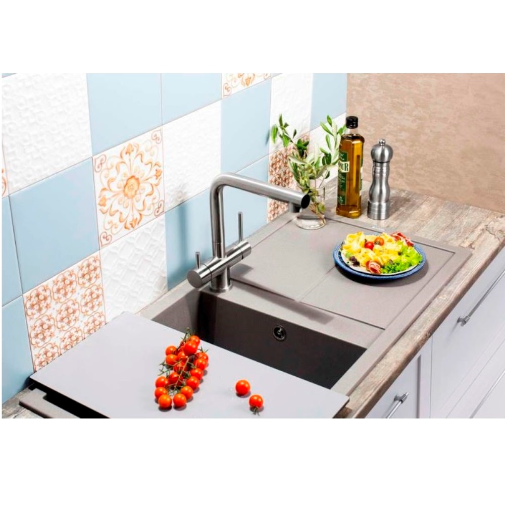 Мойка кухонная Omoikiri Sumi 100 Белый матовый 4993657 — изображение 3