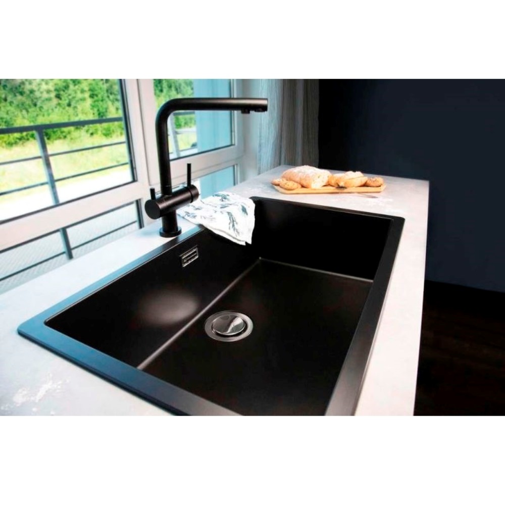 Мойка кухонная Omoikiri Yamakawa 76 Серый матовый 4993776 — изображение 2