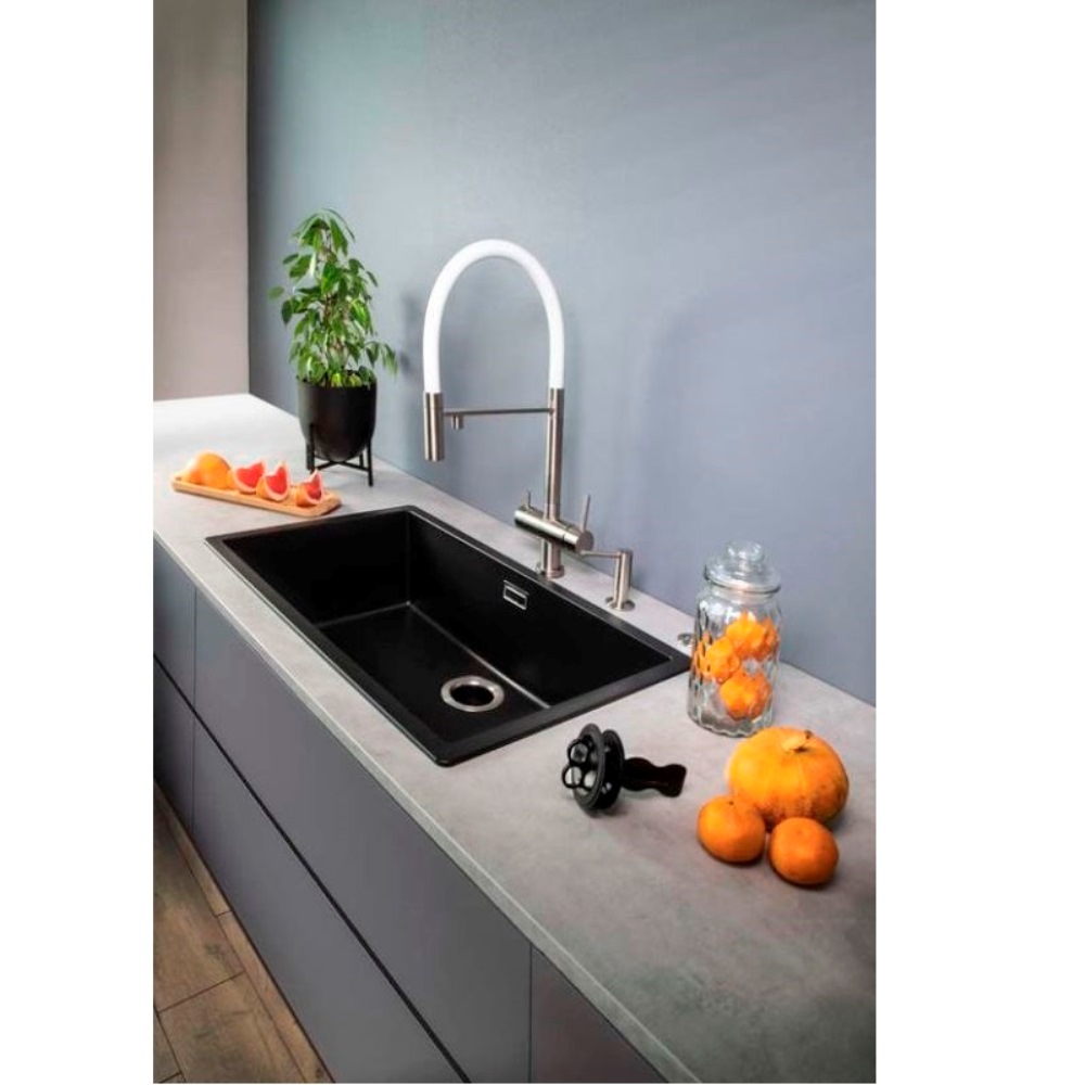 Мойка кухонная Omoikiri Yamakawa 76 Серый матовый 4993776 — изображение 3