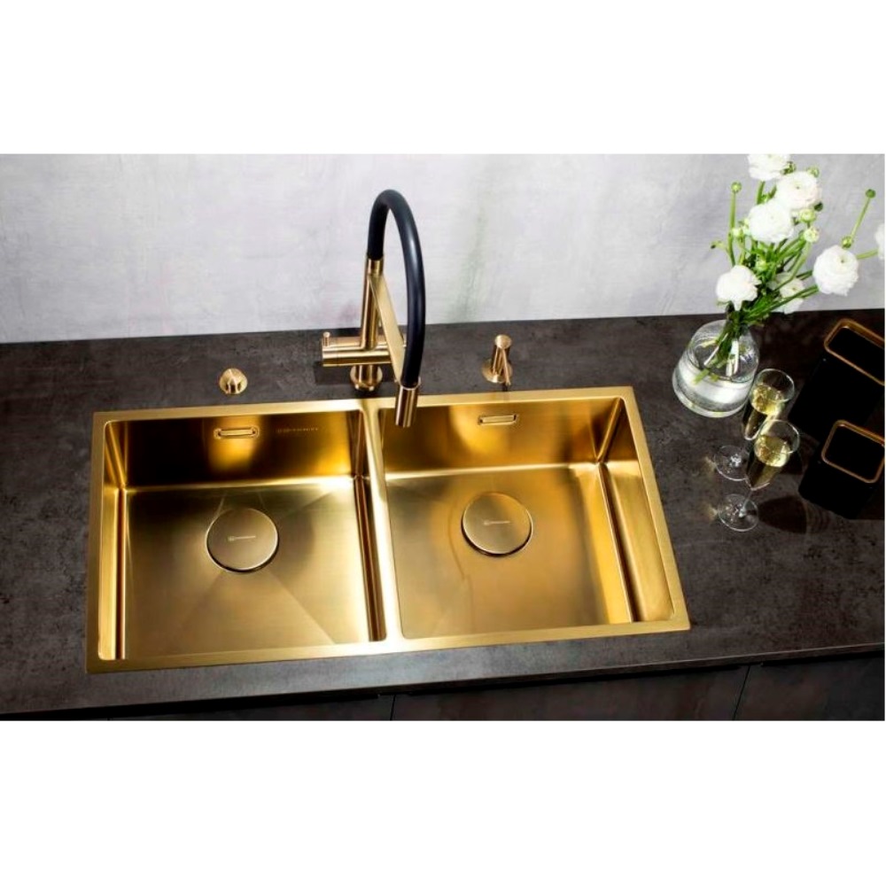 Мойка кухонная Omoikiri Taki 87 Вороненая сталь 4993793 — изображение 2