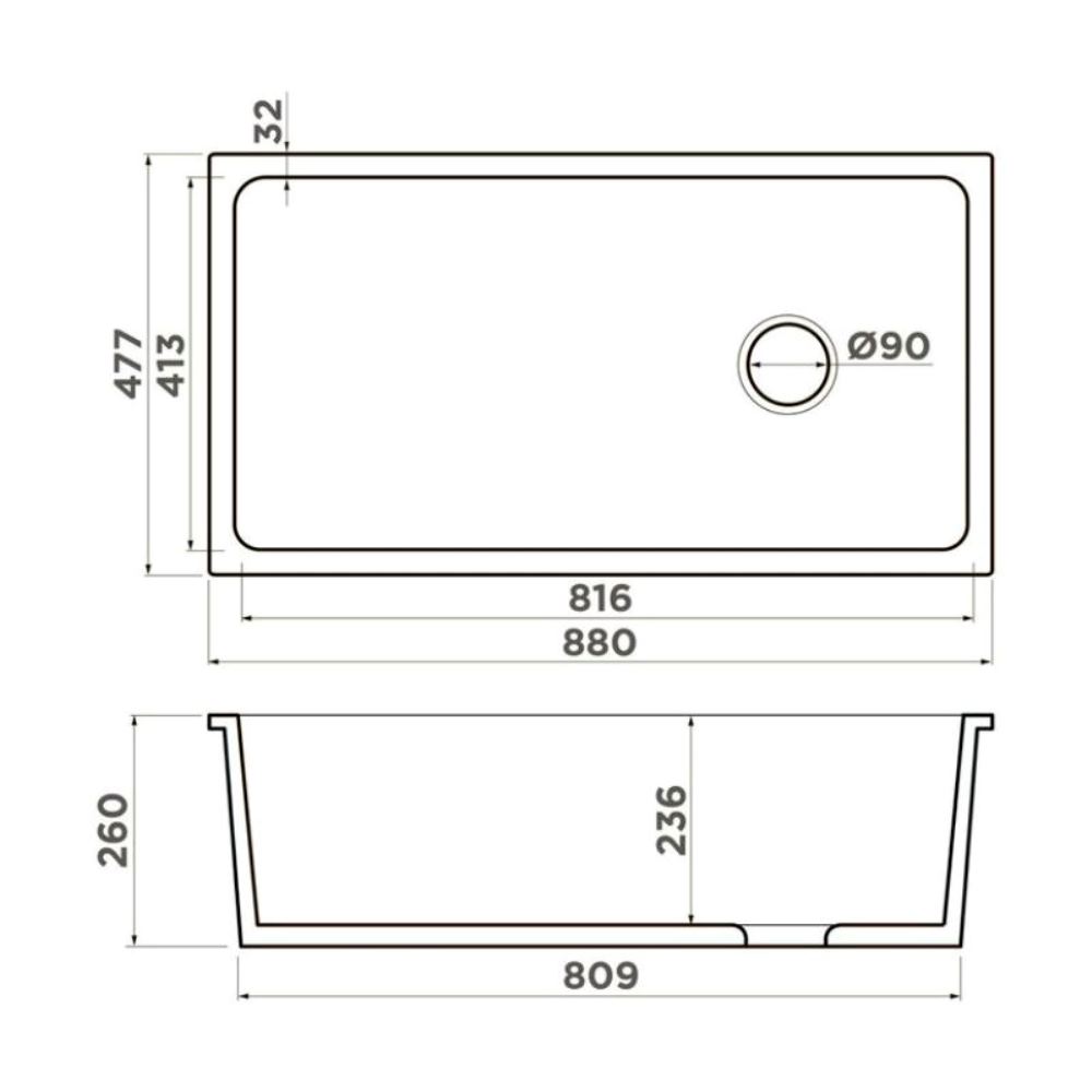 Мойка кухонная Omoikiri Tokara 88 Белый глянцевый 4993867 — изображение 5