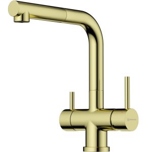 Смеситель для кухни Omoikiri Takamatsu-S Золото светлое 4994476