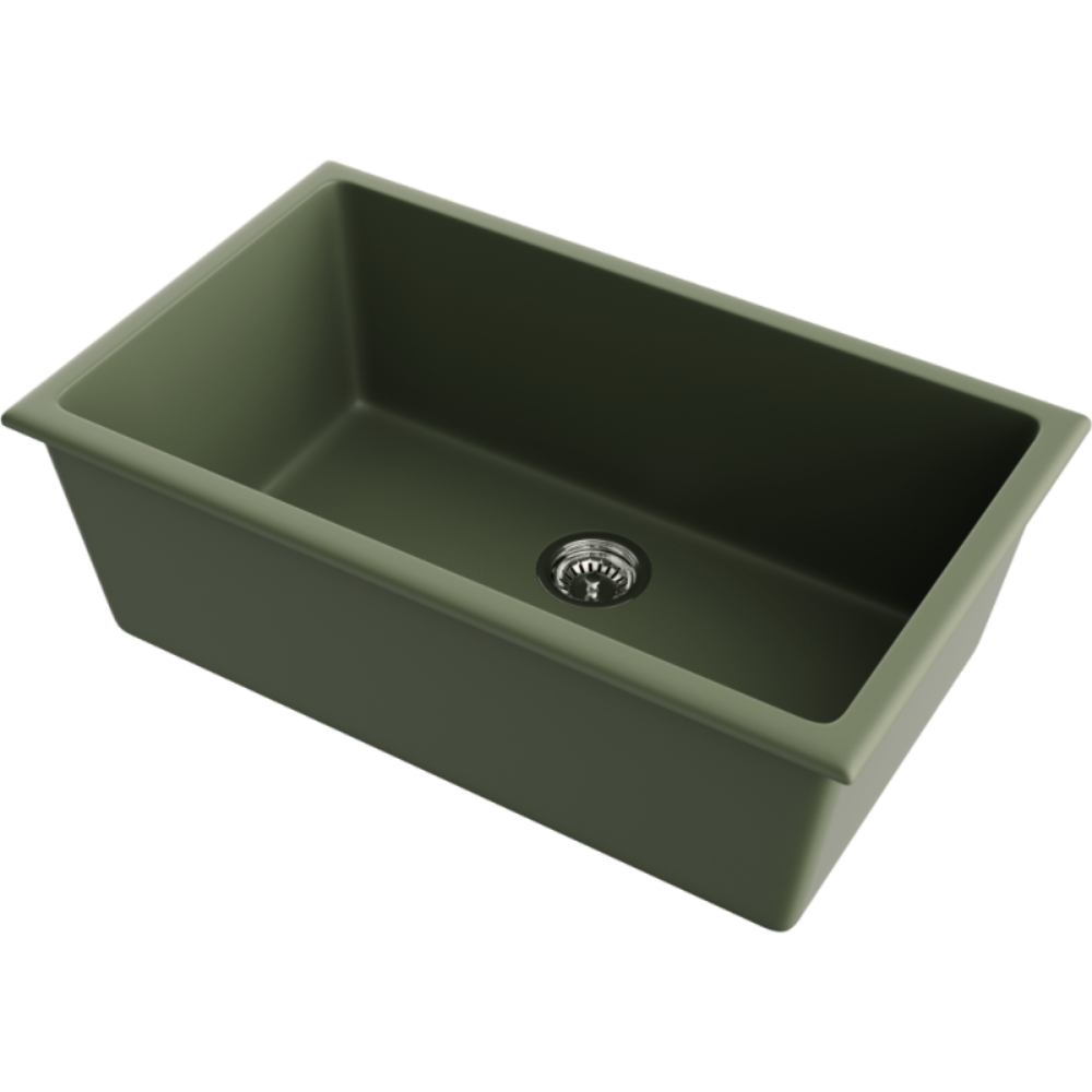 Мойка кухонная Omoikiri Okinoshima 76 Оливковый 4997147 — изображение 2